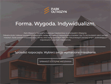 Tablet Screenshot of oltaszynpark.pl